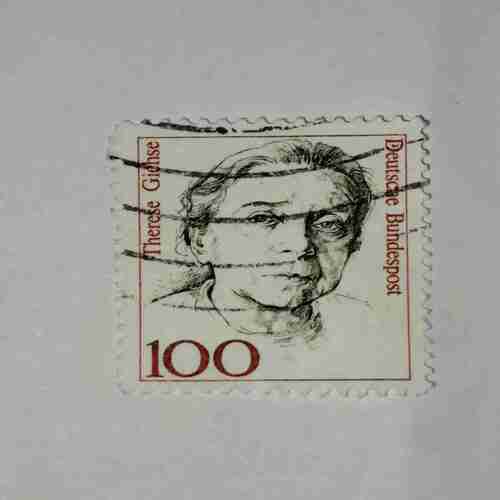 DEUTSCHE BUNDESPOST 100 POSTAGE STAMP DEUTSCHE BUNDESPOST 100 POSTAGE STAMP