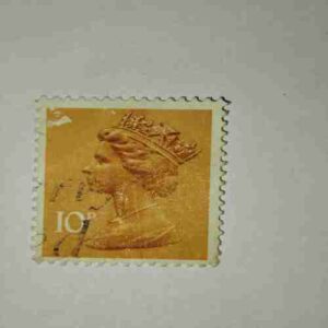 QUEEN ELIZABETH POSTAGE STAMP 10P QUEEN ELIZABETH POSTAGE STAMP 10P