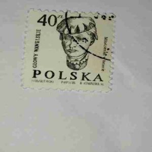POLSKA 40ZL KONARZEWSKI POSTAGE STAMP POLSKA 40ZL KONARZEWSKI POSTAGE STAMP