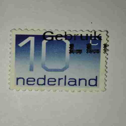 NEDERIAND 10C POSTAGE STAMP NEDERIAND 10C POSTAGE STAMP