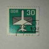DDR 30 LUFTPOST , FLUGZEUG POSTAGE STAMP