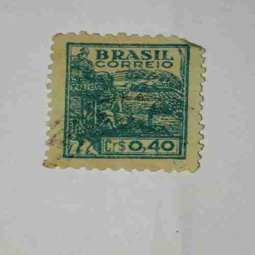 BRASIL 0.40 POSTAGE , CORREID STAMP BRASIL 0.40 POSTAGE , CORREID STAMP