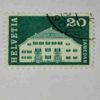 HELVETIA 20P POSTAGE STAMP HELVETIA 20P POSTAGE STAMP