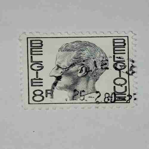 BELGIE 8F POSTAGE STAMP BELGIE 8F POSTAGE STAMP