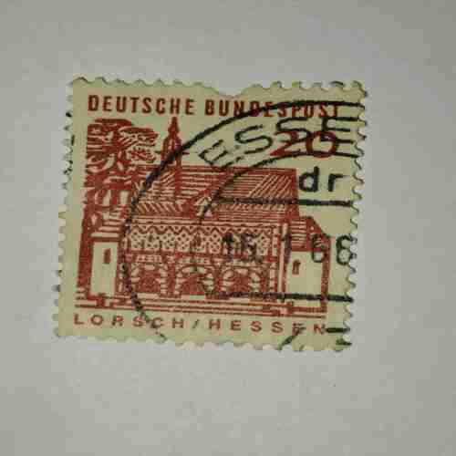 DEUTSCHE BUNDESPOST 20 POSTAGE STAMP DEUTSCHE BUNDESPOST 20 POSTAGE STAMP
