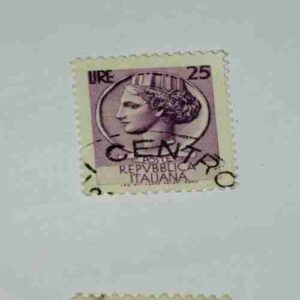 ITALIA 25 Cent POSTAGE