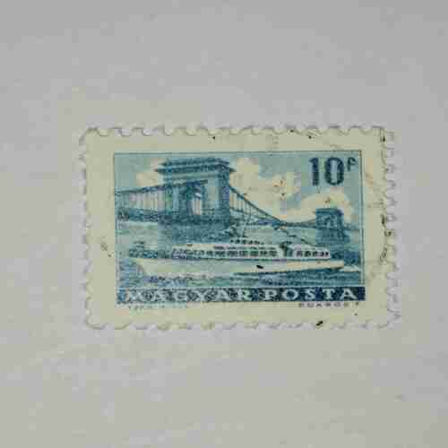 MAGYAR POSTA 10f POSTAGE STAMP MAGYAR POSTA 10f POSTAGE STAMP