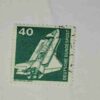 DEUTSCHE DEMOKATISCHE REPUBLIK 40 POSTAGE STAMP DEUTSCHE DEMOKATISCHE REPUBLIK 40 POSTAGE STAMP