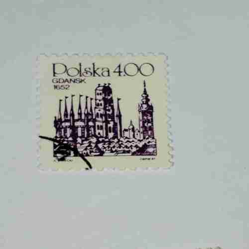 POLSKA 4.00ZL KONARZEWSKI POSTAGE STAMP