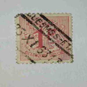 BELGIE 1F POSTAGE STAMP BELGIE 1F POSTAGE STAMP