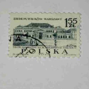 POLSKA 155ZL POSTAGE STAMP POLSKA 155ZL POSTAGE STAMP