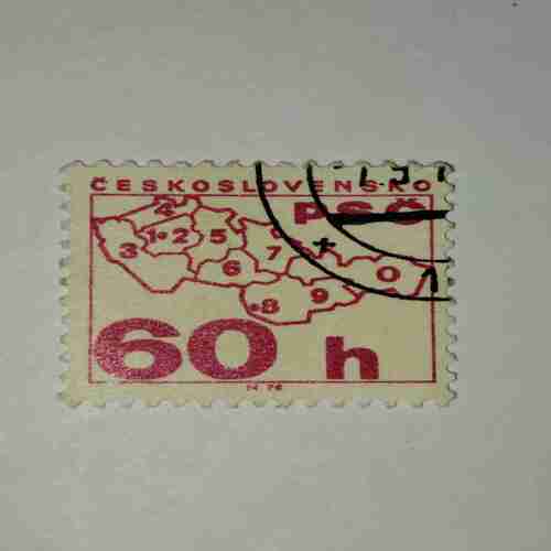CESKOSLOVENSKO 60h POSTAGE STAMP CESKOSLOVENSKO 60h POSTAGE STAMP