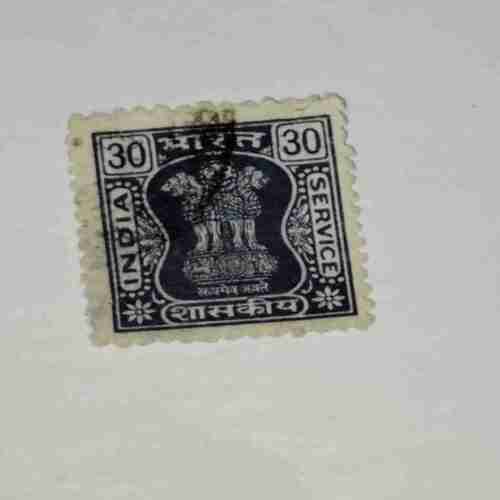 INDIA POSTAGE STAMP 30 INDIA POSTAGE STAMP 30