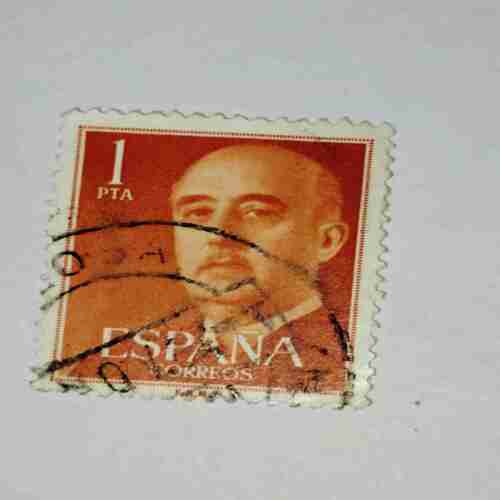 ESPANA 1PTA POSTAGE , CORREOS STAMP ESPANA 1PTA POSTAGE , CORREOS STAMP