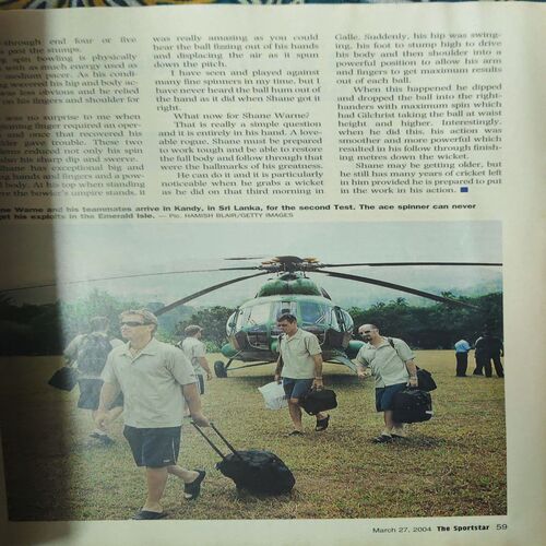 Sportstar ( 27th March 2004 ) ( No Poster Inside )