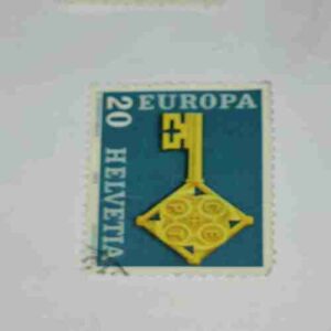 HELVETIA 20P POSTAGE STAMP HELVETIA 20P POSTAGE STAMP