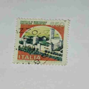 ITALIA 650 Cent POSTAGE , CASTELLO DI ROCCA SINIBALDA 1984 ITALIA 650 Cent POSTAGE , CASTELLO DI ROCCA SINIBALDA 1984