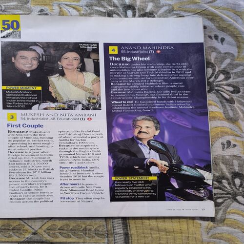 India Today ( April 2012 )
