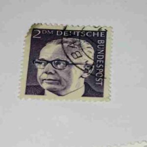 BUNDESPOST 2DM POSTAGE STAM BUNDESPOST 2DM POSTAGE STAM