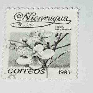 NICARAGUA 1.00$ POSTAGE STAMP , CORREOS 1983 NICARAGUA 1.00$ POSTAGE STAMP , CORREOS 1983