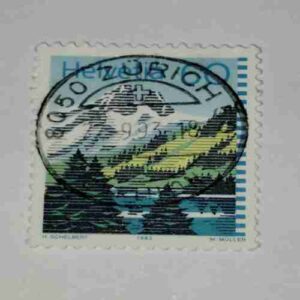 HELVETIA 60P POSTAGE STAMP HELVETIA 60P POSTAGE STAMP