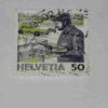 HELVETIA 50P POSTAGE STAMP HELVETIA 50P POSTAGE STAMP