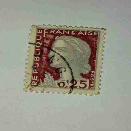 REPUBLIQUE FRANCAISE 0,25 POSTAGE STAMP REPUBLIQUE FRANCAISE 0,25 POSTAGE STAMP