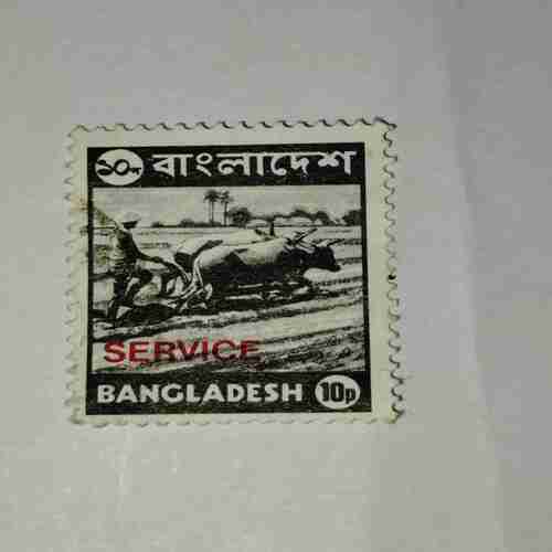 BANGLADESH 10P POSTAGE STAMP BANGLADESH 10P POSTAGE STAMP