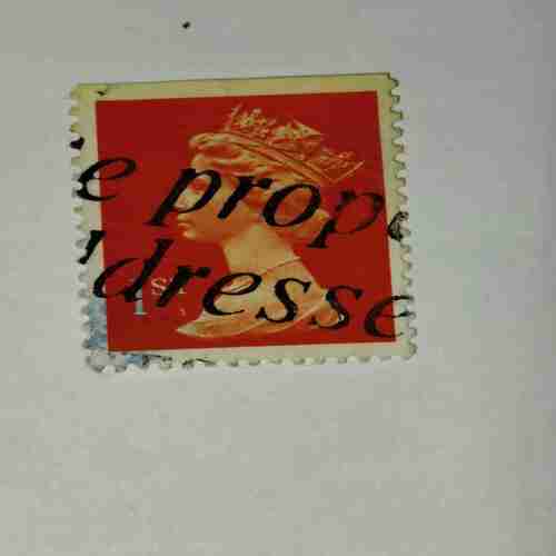 QUEEN ELIZABETH POSTAGE STAMP 1P QUEEN ELIZABETH POSTAGE STAMP 1P
