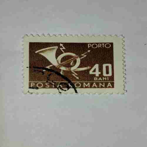 POSTA ROMANA STAMP 40L POSTA ROMANA STAMP 40L