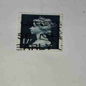 QUEEN ELIZABETH POSTAGE STAMP 17P QUEEN ELIZABETH POSTAGE STAMP 17P