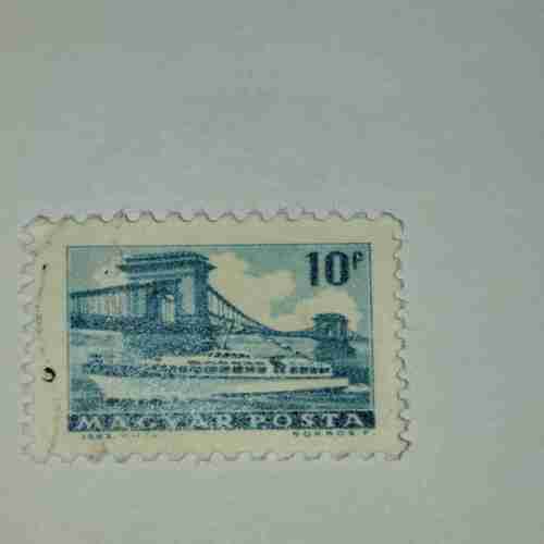 MAGYAR POSTA 10f POSTAGE STAMP MAGYAR POSTA 10f POSTAGE STAMP