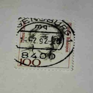 DEUTSCHE BUNDESPOST10 POSTAGE STAMP DEUTSCHE BUNDESPOST10 POSTAGE STAMP