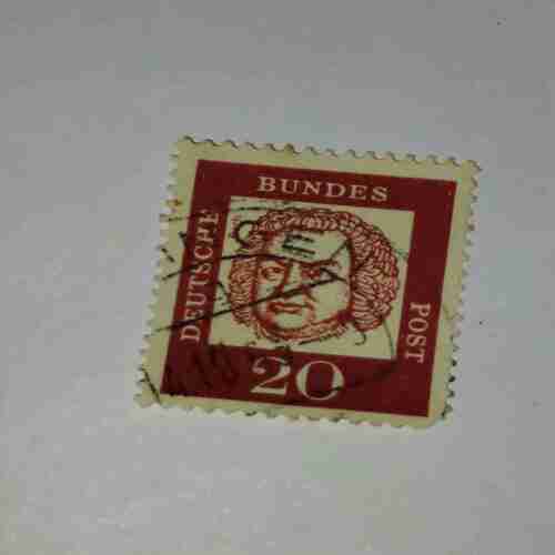 BUNDESPOST 20 POSTAGE STAM BUNDESPOST 20 POSTAGE STAM