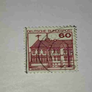DEUTSCHE BUNDESPOST 60 POSTAGE STAMP DEUTSCHE BUNDESPOST 60 POSTAGE STAMP