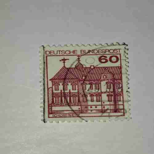 DEUTSCHE BUNDESPOST 60 POSTAGE STAMP DEUTSCHE BUNDESPOST 60 POSTAGE STAMP