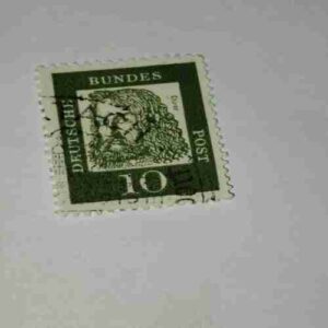 DEUTSCHE BUNDESPOST 10 POSTAGE STAMP
