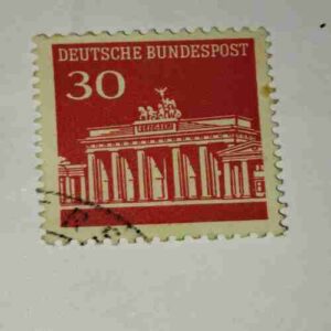 DEUTSCHE BUNDESPOST 30 POSTAGE STAMP DEUTSCHE BUNDESPOST 30 POSTAGE STAMP