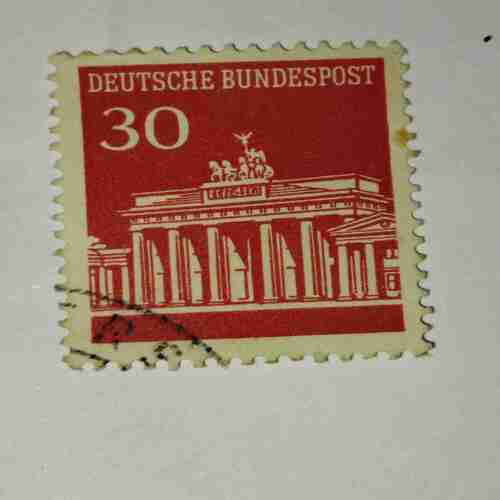 DEUTSCHE BUNDESPOST 30 POSTAGE STAMP DEUTSCHE BUNDESPOST 30 POSTAGE STAMP