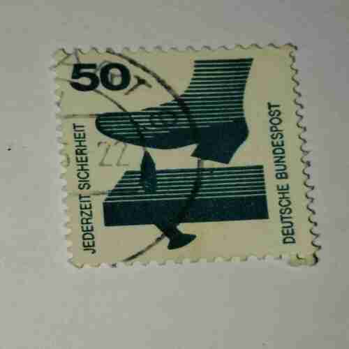 DEUTSCHE BUNDESPOST 50 POSTAGE STAMP