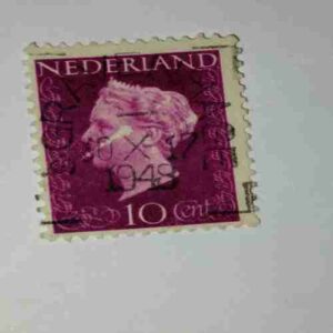NEDERIAND 10C POSTAGE STAMP NEDERIAND 10C POSTAGE STAMP
