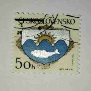 CESKOSLOVENSKO 50h POSTAGE STAMP CESKOSLOVENSKO 50h POSTAGE STAMP