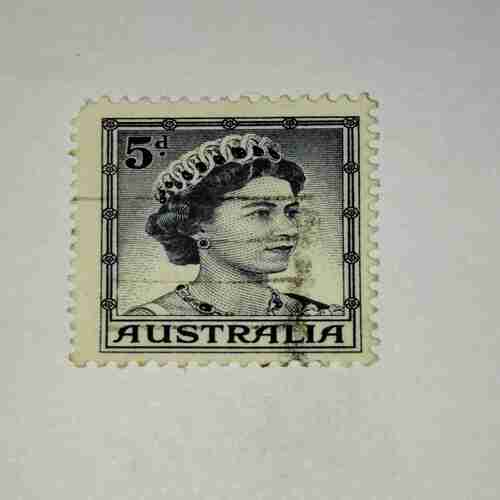 AUSTRALIA POSTAGE STAMP 5D AUSTRALIA POSTAGE STAMP 5D