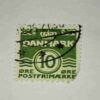 DANMARK 10 POSTAGE , KONGELIG STAMP