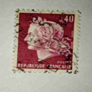 REPUBLIQUE FRANCAISE 0,40 POSTAGE STAMP REPUBLIQUE FRANCAISE 0,40 POSTAGE STAMP