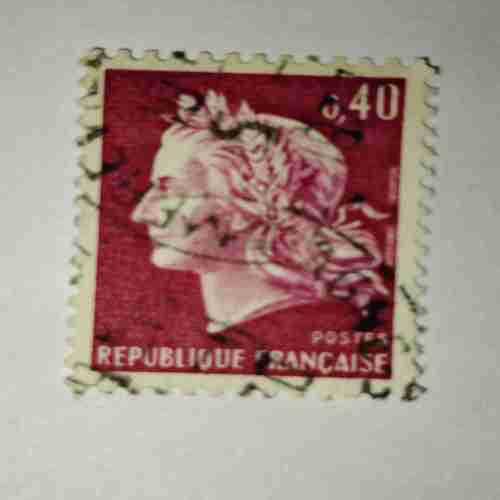 REPUBLIQUE FRANCAISE 0,40 POSTAGE STAMP REPUBLIQUE FRANCAISE 0,40 POSTAGE STAMP