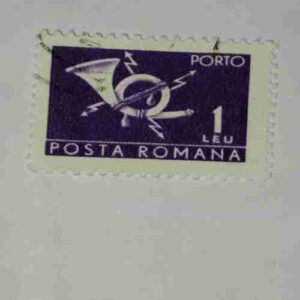 POSTA ROMANA STAMP 1L POSTA ROMANA STAMP 1L
