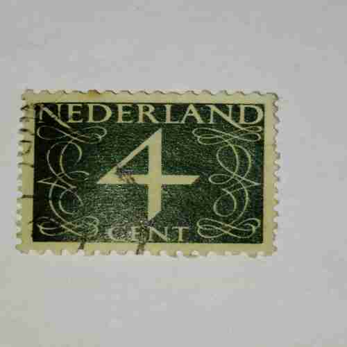 NEDERIAND 4C POSTAGE STAMP NEDERIAND 4C POSTAGE STAMP