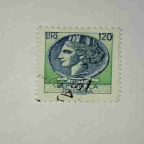 ITALIA 120 Cent POSTAGE STAMP ITALIA 120 Cent POSTAGE STAMP