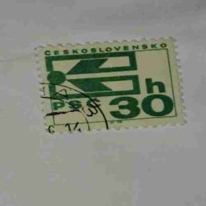 CESKOSLOVENSKO 30h POSTAGE STAMP CESKOSLOVENSKO 30h POSTAGE STAMP